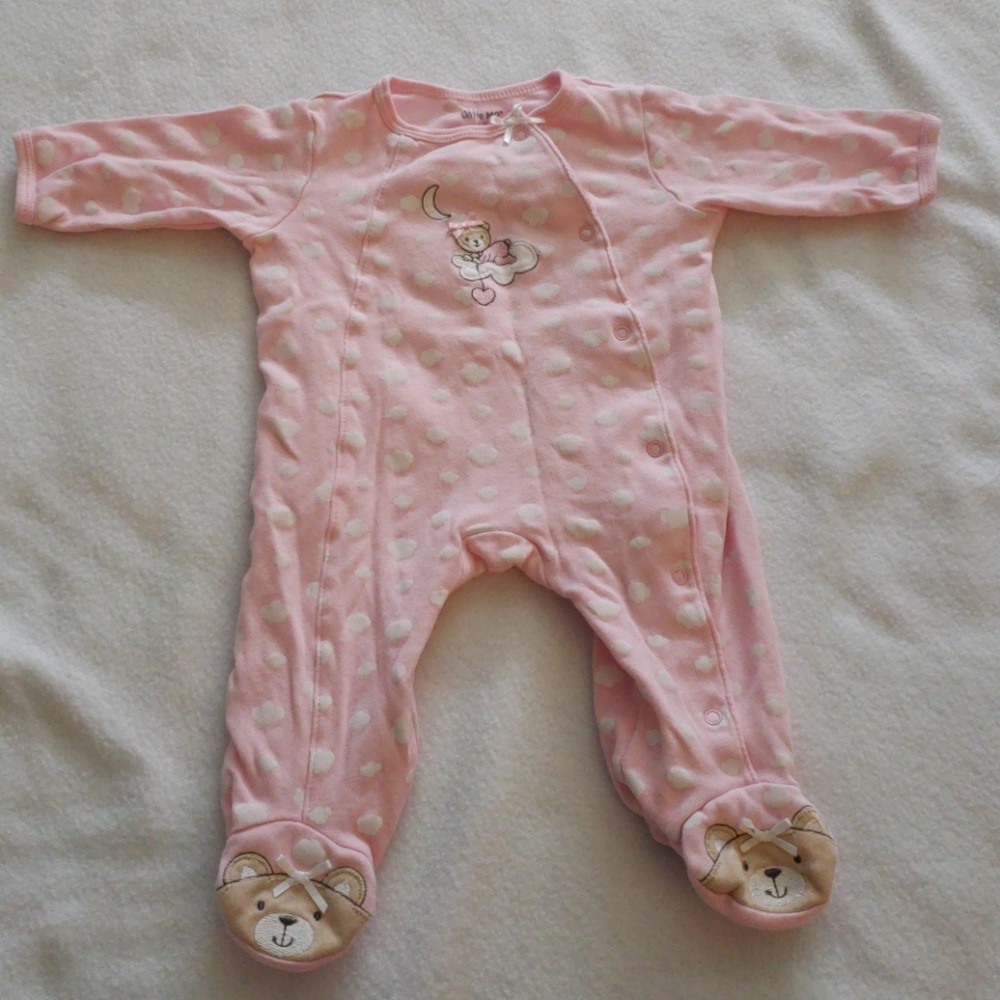 3 Little Me Footie Pajama Bundle - Picture 4 of 6